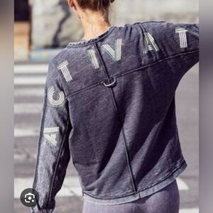 FREE PEOPLE MOVEMENT ACTIVATE SHIRT. SIZE LARGE.